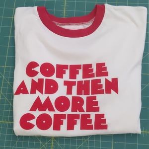 NWT Bando Coffee and more coffee tee